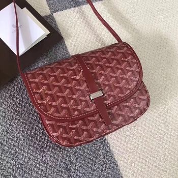 Goyard Goyardine Belvedere Messenger Bag Size 22x15x6.5cm