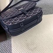 Goyard Goyardine Belvedere Messenger Bag In Black Size 22x15x6.5cm - 6