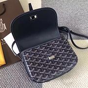 Goyard Goyardine Belvedere Messenger Bag In Black Size 22x15x6.5cm - 5