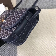 Goyard Goyardine Belvedere Messenger Bag In Black Size 22x15x6.5cm - 2