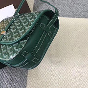Goyard Goyardine Belvedere Messenger Bag In Green Size 22x15x6.5cm - 2