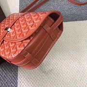 Goyard Goyardine Belvedere Messenger Bag In Orange Size 22x15x6.5cm - 3