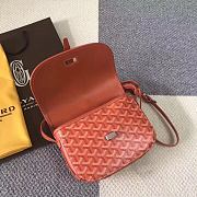 Goyard Goyardine Belvedere Messenger Bag In Orange Size 22x15x6.5cm - 4
