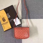 Goyard Goyardine Belvedere Messenger Bag In Orange Size 22x15x6.5cm - 5