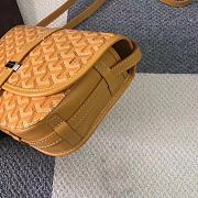 Goyard Goyardine Belvedere Messenger Bag In Yellow Size 22x15x6.5cm - 6