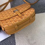 Goyard Goyardine Belvedere Messenger Bag In Yellow Size 22x15x6.5cm - 5