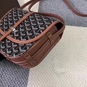 Goyard Goyardine Belvedere Messenger Bag In Brown Size 22x15x6.5cm - 6