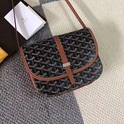 Goyard Goyardine Belvedere Messenger Bag In Brown Size 22x15x6.5cm - 5