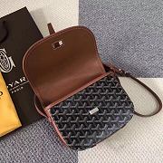 Goyard Goyardine Belvedere Messenger Bag In Brown Size 22x15x6.5cm - 3
