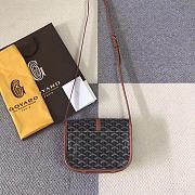 Goyard Goyardine Belvedere Messenger Bag In Brown Size 22x15x6.5cm - 2