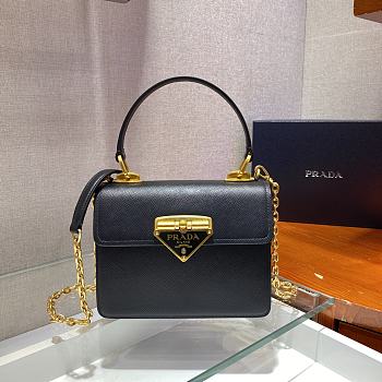 Prada Saffiano Leather Symbole Bag 1BD270 Size 20x14x7cm