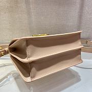 Prada Saffiano Leather In Beige Symbole Bag 1BD270 Size 20x14x7cm - 6