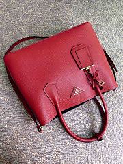 Prada Galleria Saffiano In Red Leather Bag 1BG775 Size 33x24.5x14cm - 2