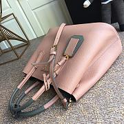 Prada Galleria Saffiano In Dusty Pink Leather Bag 1BG775 Size 33x24.5x14cm - 4