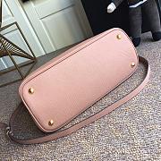 Prada Galleria Saffiano In Dusty Pink Leather Bag 1BG775 Size 33x24.5x14cm - 3