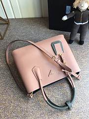 Prada Galleria Saffiano In Dusty Pink Leather Bag 1BG775 Size 33x24.5x14cm - 2