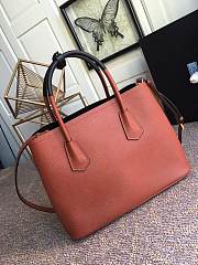 Prada Galleria Saffiano In Brown Leather Bag 1BG775 Size 33x24.5x14cm - 4