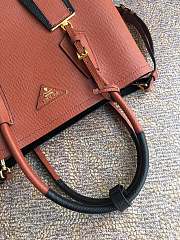 Prada Galleria Saffiano In Brown Leather Bag 1BG775 Size 33x24.5x14cm - 3