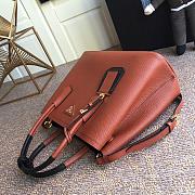 Prada Galleria Saffiano In Brown Leather Bag 1BG775 Size 33x24.5x14cm - 2