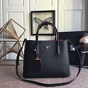 Prada Galleria Saffiano In Black Leather Bag 1BG775 Size 33x24.5x14cm - 1