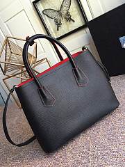 Prada Galleria Saffiano In Black Leather Bag 1BG775 Size 33x24.5x14cm - 5