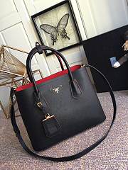 Prada Galleria Saffiano In Black Leather Bag 1BG775 Size 33x24.5x14cm - 4