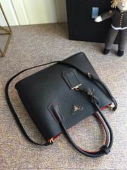 Prada Galleria Saffiano In Black Leather Bag 1BG775 Size 33x24.5x14cm - 3