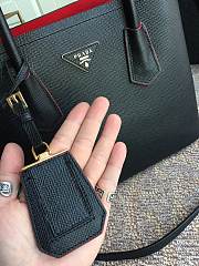 Prada Galleria Saffiano In Black Leather Bag 1BG775 Size 33x24.5x14cm - 2