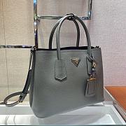 Prada Galleria Saffiano In Full Grey Leather Bag 1BG775 Size 33x24.5x14cm - 6