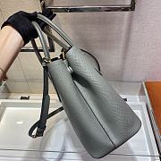 Prada Galleria Saffiano In Full Grey Leather Bag 1BG775 Size 33x24.5x14cm - 4