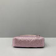 Prada Crystal Satin Mini Bag 1NE51 Size 22x12x6cm - 5