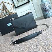 Prada Saffiano Leather Monochrome Bag 1BD127 Size 21x14x10cm - 1