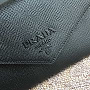 Prada Saffiano Leather Monochrome Bag 1BD127 Size 21x14x10cm - 5