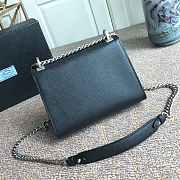 Prada Saffiano Leather Monochrome Bag 1BD127 Size 21x14x10cm - 4