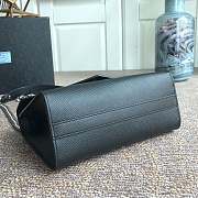 Prada Saffiano Leather Monochrome Bag 1BD127 Size 21x14x10cm - 3