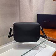 Prada Identity Shoulder Bag In Black Nylon 1BD263 Size 21x16x6.5cm - 6