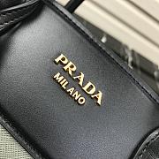 Prada Esplande Saffiano Leather Bag In Grey 1BA046 Size 30×23×15cm - 5