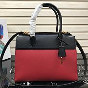Prada Esplande Saffiano Leather Bag In Red 1BA046 Size 30×23×15cm - 4