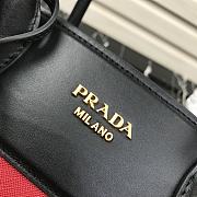 Prada Esplande Saffiano Leather Bag In Red 1BA046 Size 30×23×15cm - 5