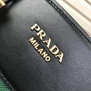 Prada Esplande Saffiano Leather Bag In Green 1BA046 Size 30×23×15cm - 2
