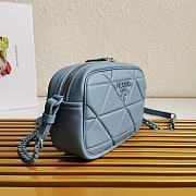 Prada Spectrum Shoulder Bag In Navy 1BH141 Size 13.5x21x8cm - 6