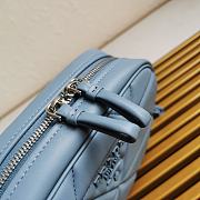 Prada Spectrum Shoulder Bag In Navy 1BH141 Size 13.5x21x8cm - 5