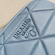 Prada Spectrum Shoulder Bag In Navy 1BH141 Size 13.5x21x8cm - 3