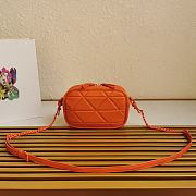 Prada Spectrum Shoulder Bag In Orange 1BH141 Size 13.5x21x8cm - 3
