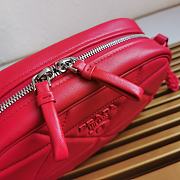 Prada Spectrum Shoulder Bag In Red 1BH141 Size 13.5x21x8cm - 4