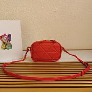 Prada Spectrum Shoulder Bag In Red 1BH141 Size 13.5x21x8cm - 2