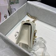 Chanel Resin Stone Small Flap Bag In White AS2251 Size 14.5x5x10.5cm - 6