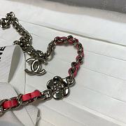 Chanel Small Camellia Wallet On Chain Rose Size 19cm - 6