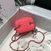 Chanel Vanity Rose With Chain AP219 Size 10.5x8.5x7cm - 3