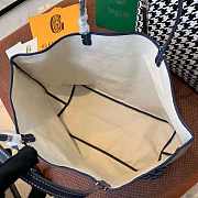 Goyard Blue Chevron St Louis PM Tote Bag with Pouch ABA02  - 6